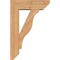 Ekena Millwork Funston Slat Smooth Bracket w/ Offset Brace, Western Red Cedar, 7 1/2"W x 24"D x 36"H BKT0806X24X36FST06SWR - alternate 3